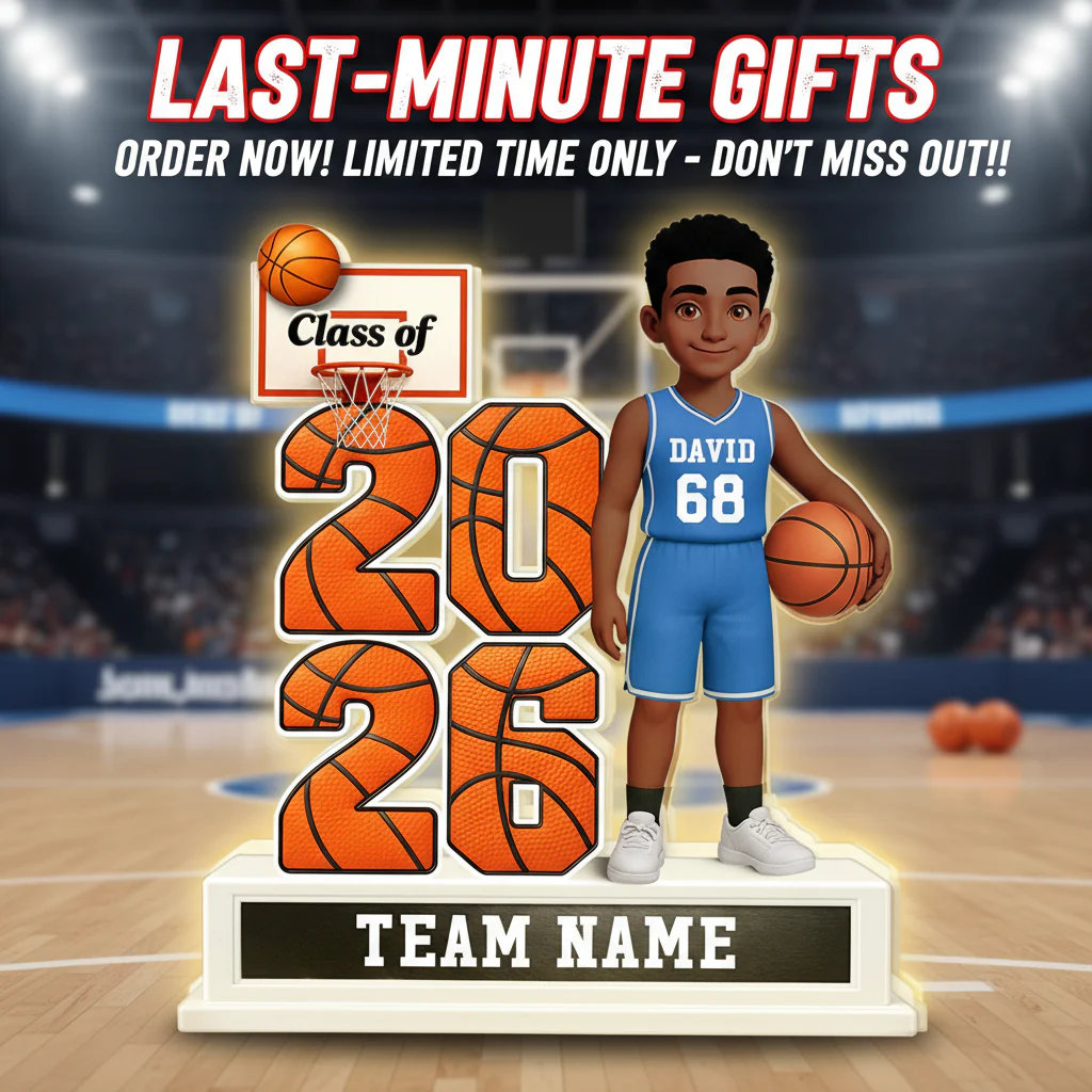 Basketball Senior Class Of 2026 2027 - Personalized Light Box - Graduation Gift For Son, Daughter - Image 10