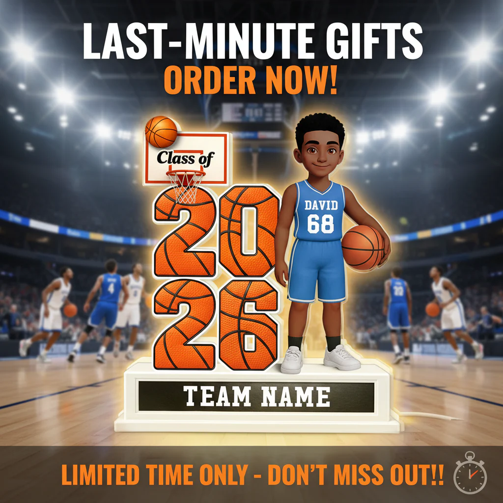 Basketball Senior Class Of 2026 2027 - Personalized Light Box - Graduation Gift For Son, Daughter - Image 11