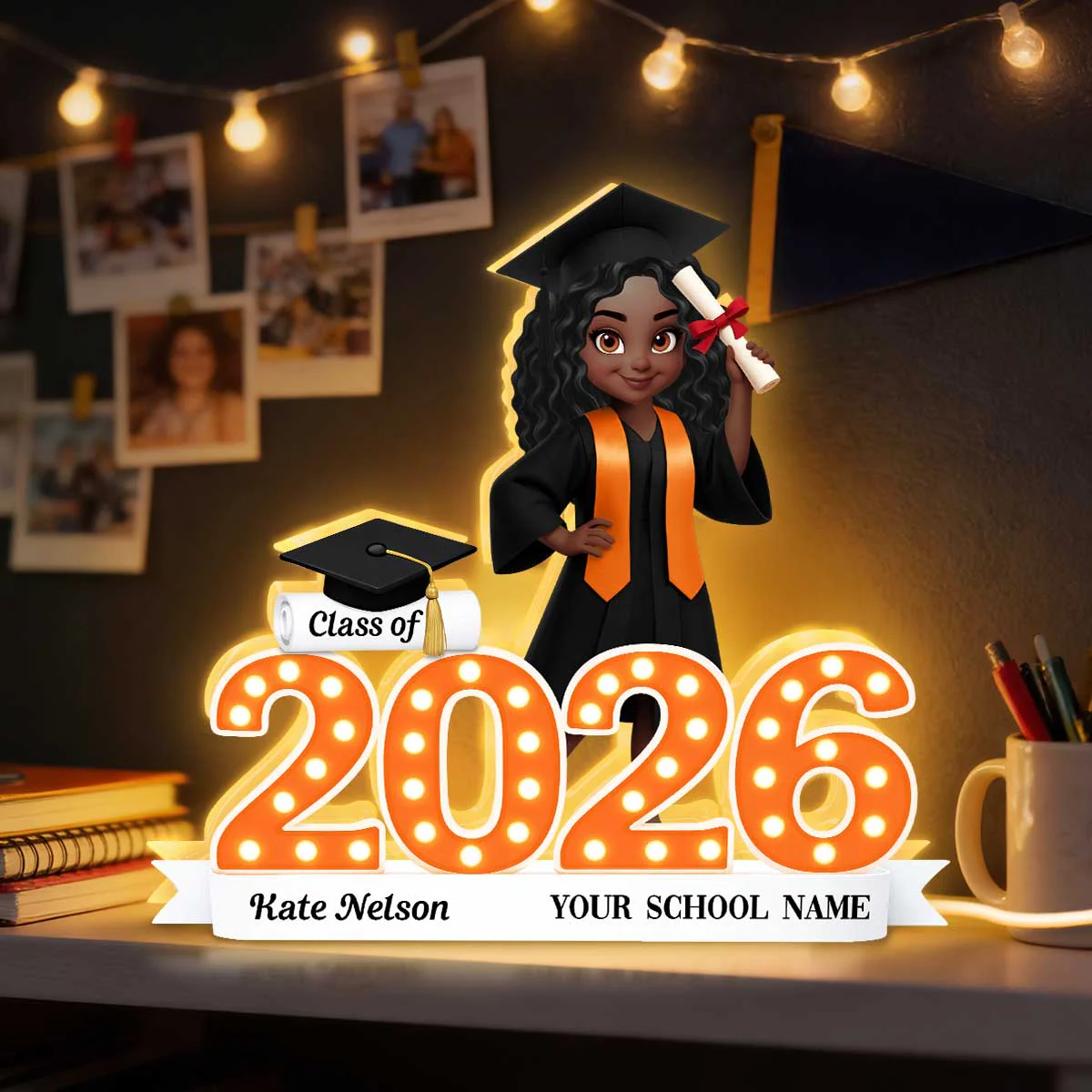 Congratulation Class Of Graduation Senior - Personalized Light Box - Gift For Graduation Day, Graduation Gift, Keepsake - Image 5