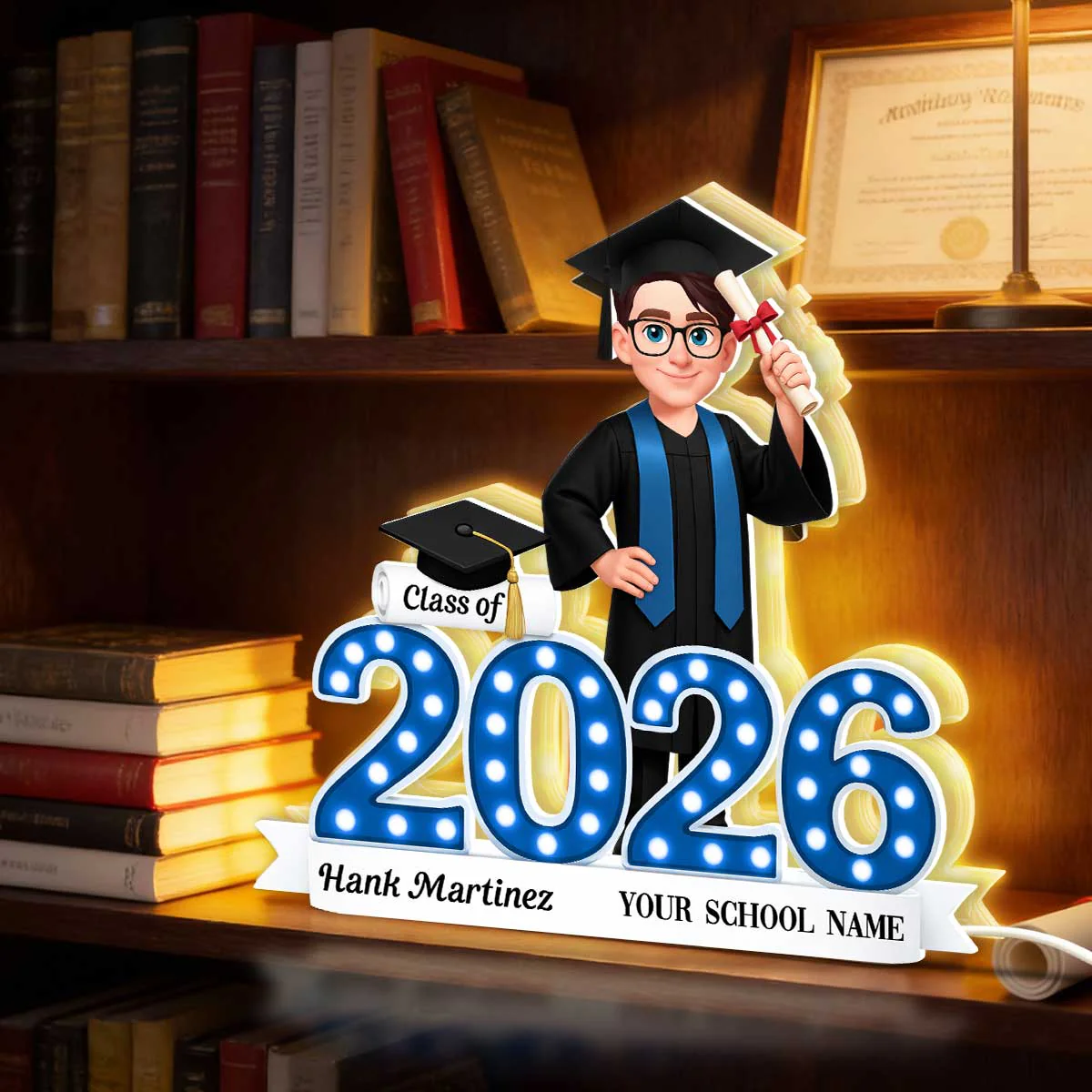 Congratulation Class Of Graduation Senior - Personalized Light Box - Gift For Graduation Day, Graduation Gift, Keepsake - Image 6