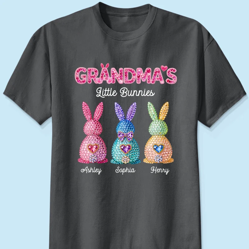 Grandma's Little Bunnies Easter - Personalized Shirt - Sentimental Gift for Grandma - Image 10