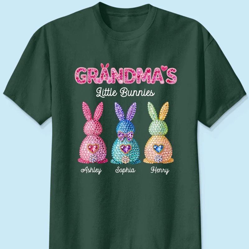 Grandma's Little Bunnies Easter - Personalized Shirt - Sentimental Gift for Grandma - Image 12