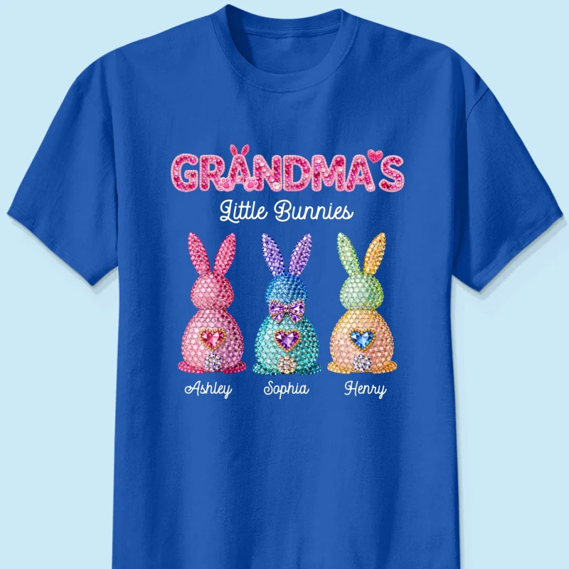 Grandma's Little Bunnies Easter - Personalized Shirt - Sentimental Gift for Grandma - Image 13