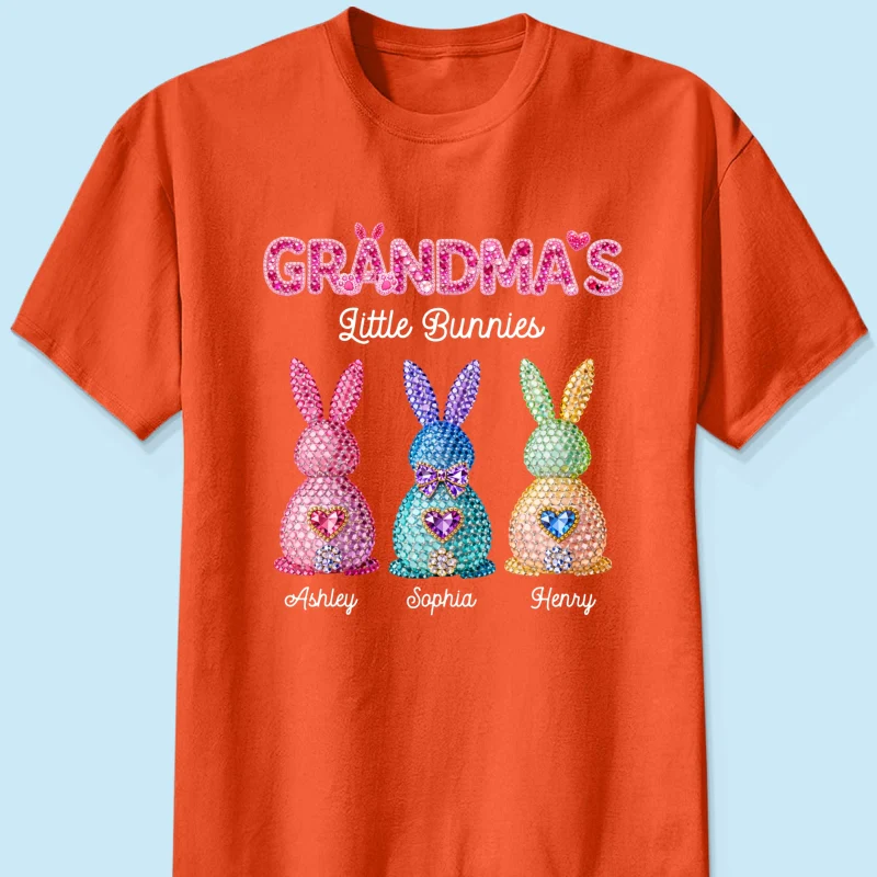 Grandma's Little Bunnies Easter - Personalized Shirt - Sentimental Gift for Grandma - Image 15