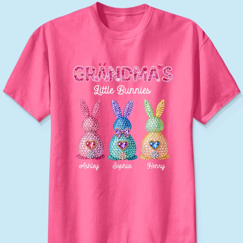 Grandma's Little Bunnies Easter - Personalized Shirt - Sentimental Gift for Grandma - Image 16