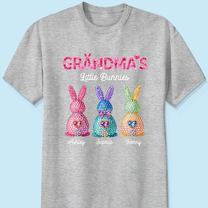 Grandma's Little Bunnies Easter - Personalized Shirt - Sentimental Gift for Grandma - Image 19