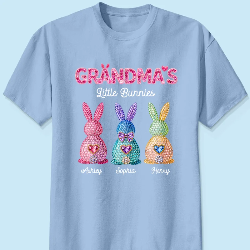 Grandma's Little Bunnies Easter - Personalized Shirt - Sentimental Gift for Grandma - Image 21