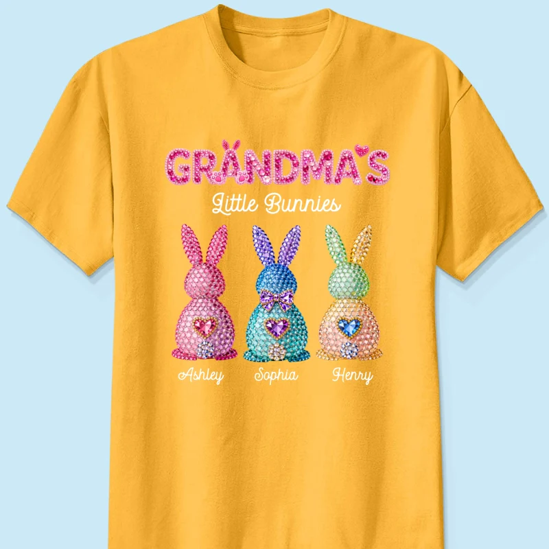 Grandma's Little Bunnies Easter - Personalized Shirt - Sentimental Gift for Grandma - Image 22