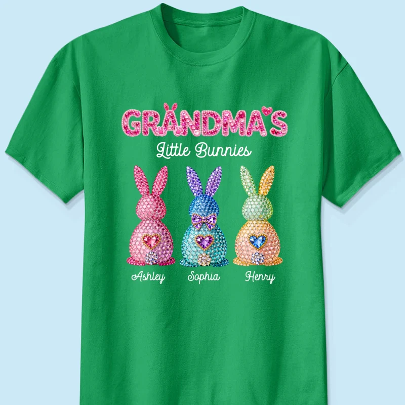 Grandma's Little Bunnies Easter - Personalized Shirt - Sentimental Gift for Grandma - Image 23