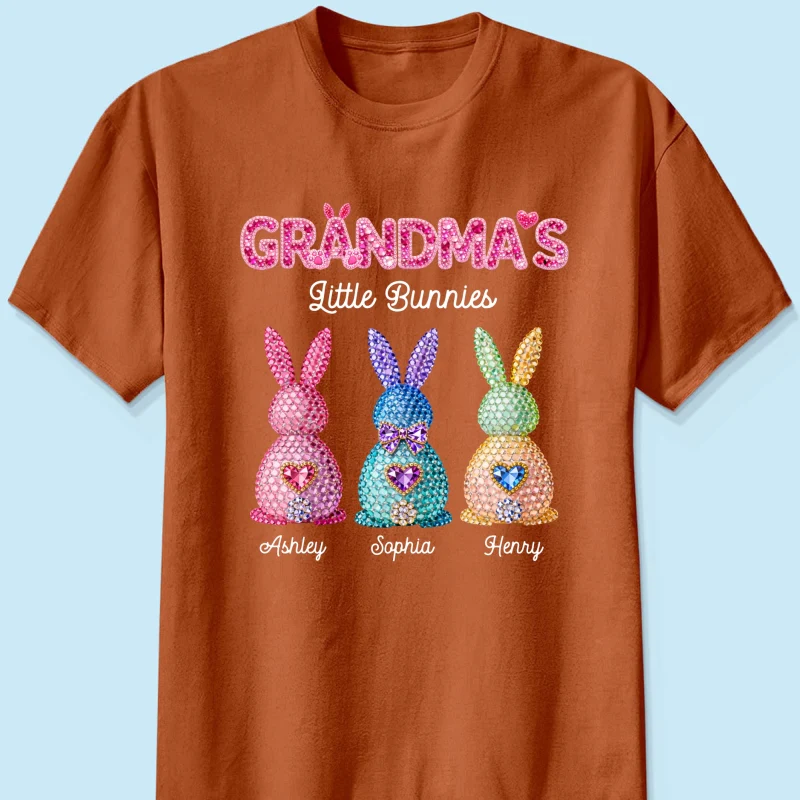 Grandma's Little Bunnies Easter - Personalized Shirt - Sentimental Gift for Grandma - Image 26