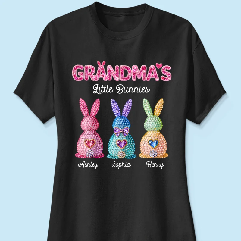 Grandma's Little Bunnies Easter - Personalized Shirt - Sentimental Gift for Grandma - Image 27