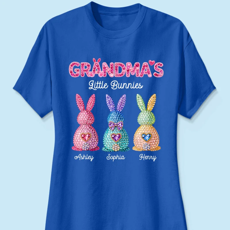 Grandma's Little Bunnies Easter - Personalized Shirt - Sentimental Gift for Grandma - Image 32