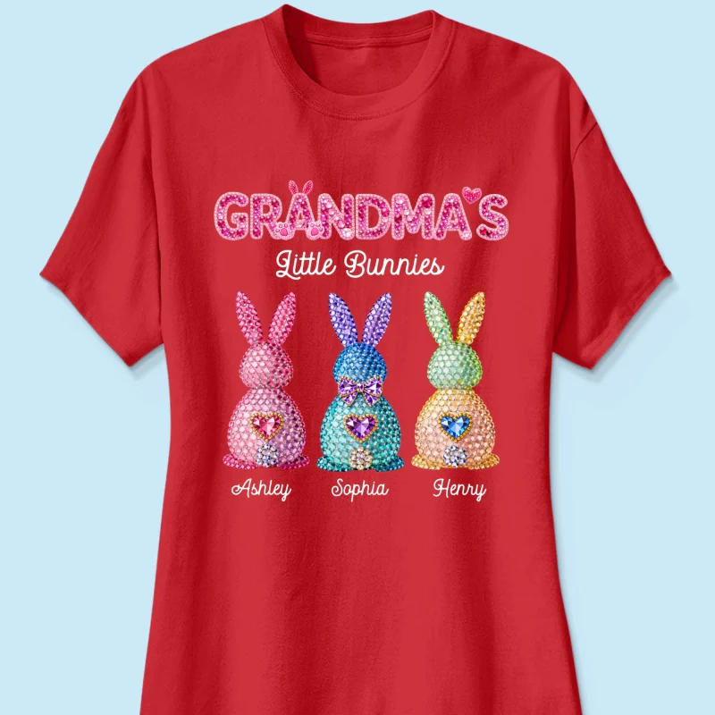 Grandma's Little Bunnies Easter - Personalized Shirt - Sentimental Gift for Grandma - Image 33