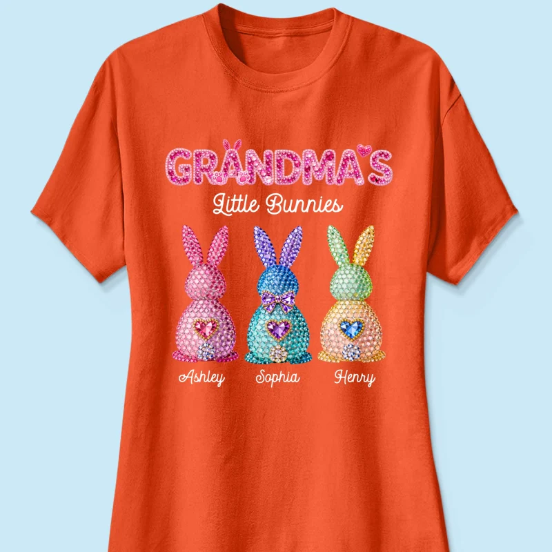 Grandma's Little Bunnies Easter - Personalized Shirt - Sentimental Gift for Grandma - Image 34