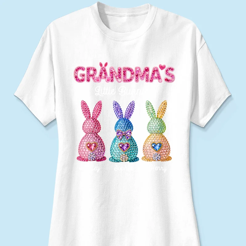 Grandma's Little Bunnies Easter - Personalized Shirt - Sentimental Gift for Grandma - Image 35