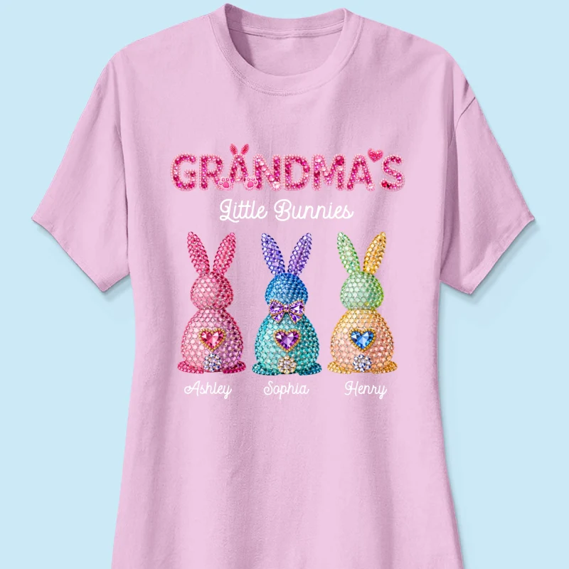 Grandma's Little Bunnies Easter - Personalized Shirt - Sentimental Gift for Grandma - Image 37
