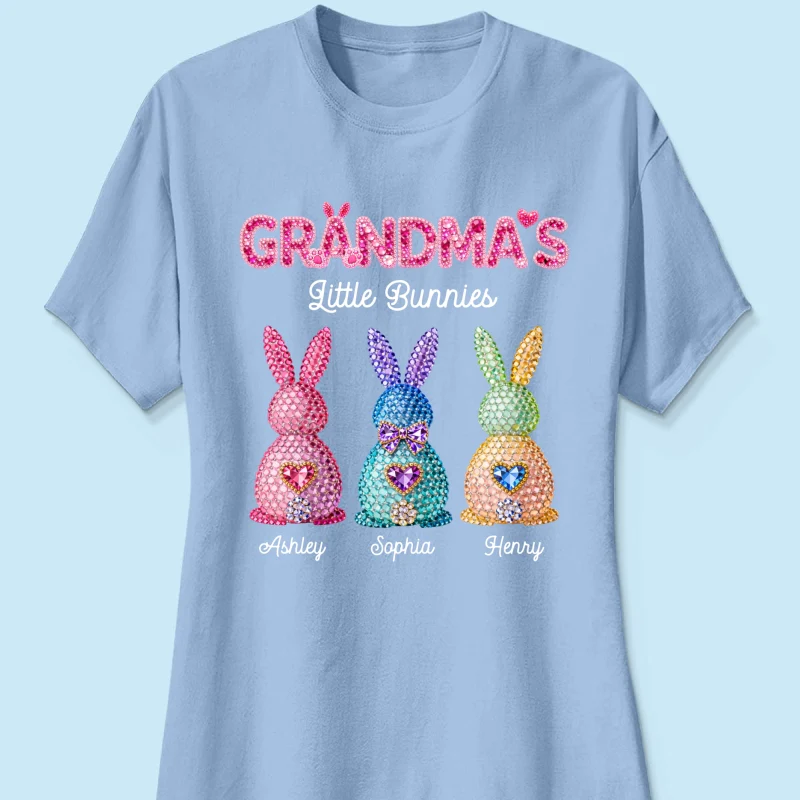 Grandma's Little Bunnies Easter - Personalized Shirt - Sentimental Gift for Grandma - Image 38