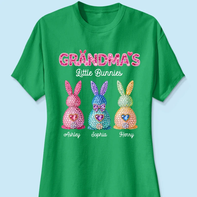 Grandma's Little Bunnies Easter - Personalized Shirt - Sentimental Gift for Grandma - Image 40