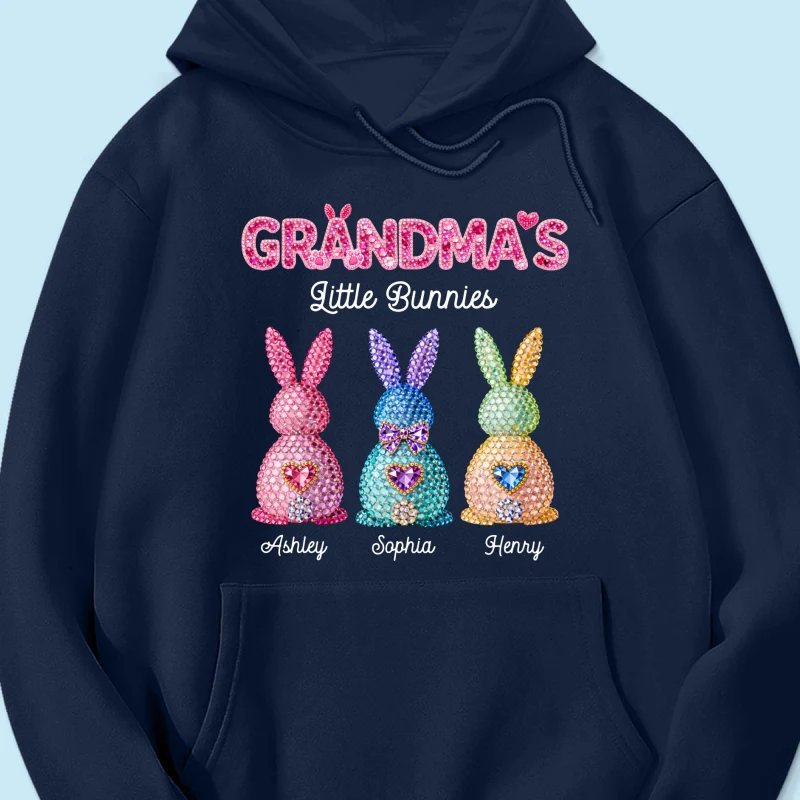 Grandma's Little Bunnies Easter - Personalized Shirt - Sentimental Gift for Grandma - Image 42