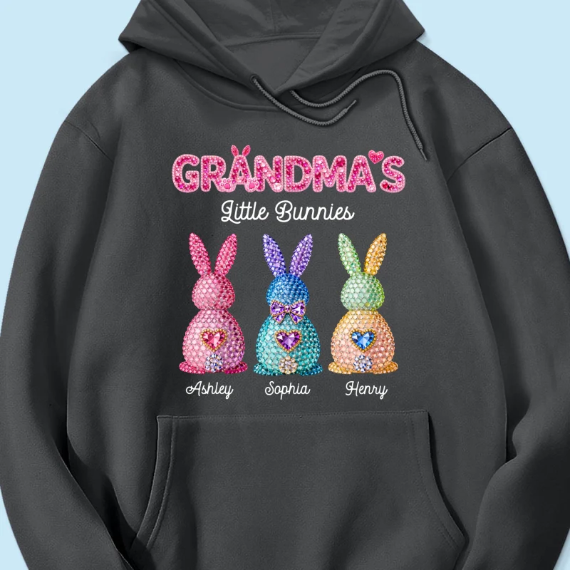 Grandma's Little Bunnies Easter - Personalized Shirt - Sentimental Gift for Grandma - Image 43
