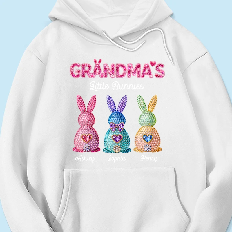 Grandma's Little Bunnies Easter - Personalized Shirt - Sentimental Gift for Grandma - Image 49