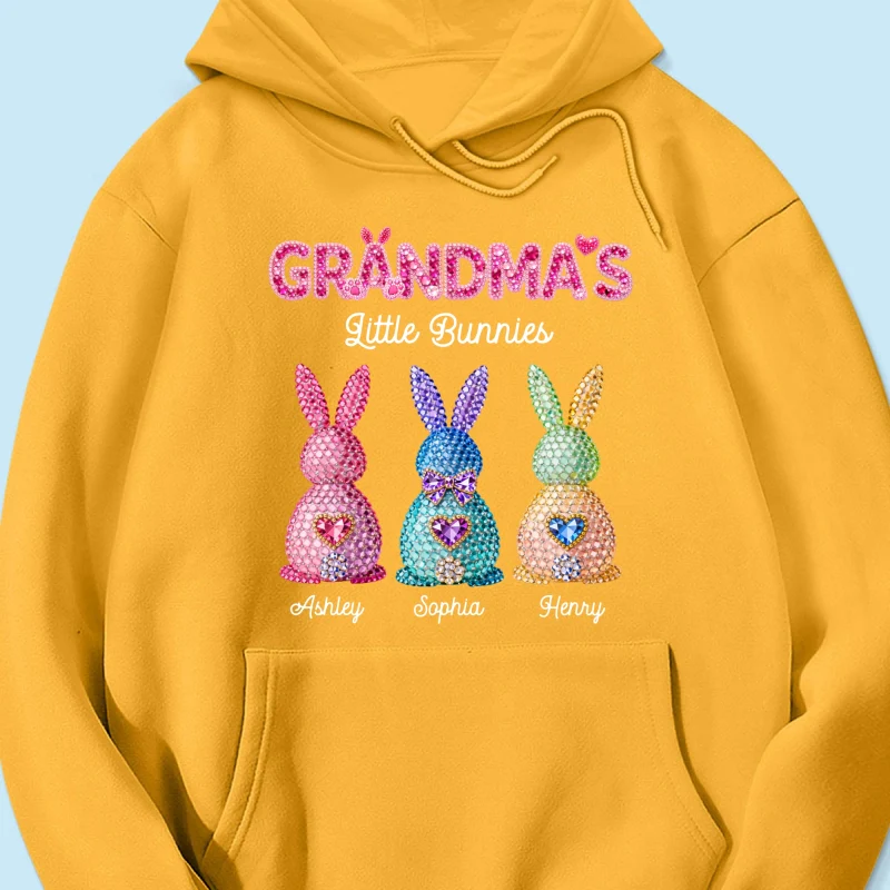 Grandma's Little Bunnies Easter - Personalized Shirt - Sentimental Gift for Grandma - Image 53