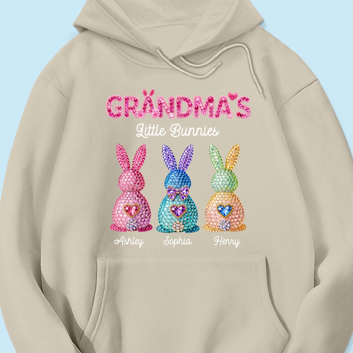 Grandma's Little Bunnies Easter - Personalized Shirt - Sentimental Gift for Grandma - Image 56