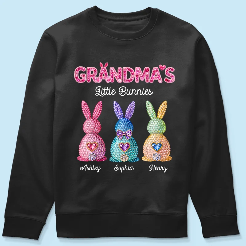 Grandma's Little Bunnies Easter - Personalized Shirt - Sentimental Gift for Grandma - Image 57