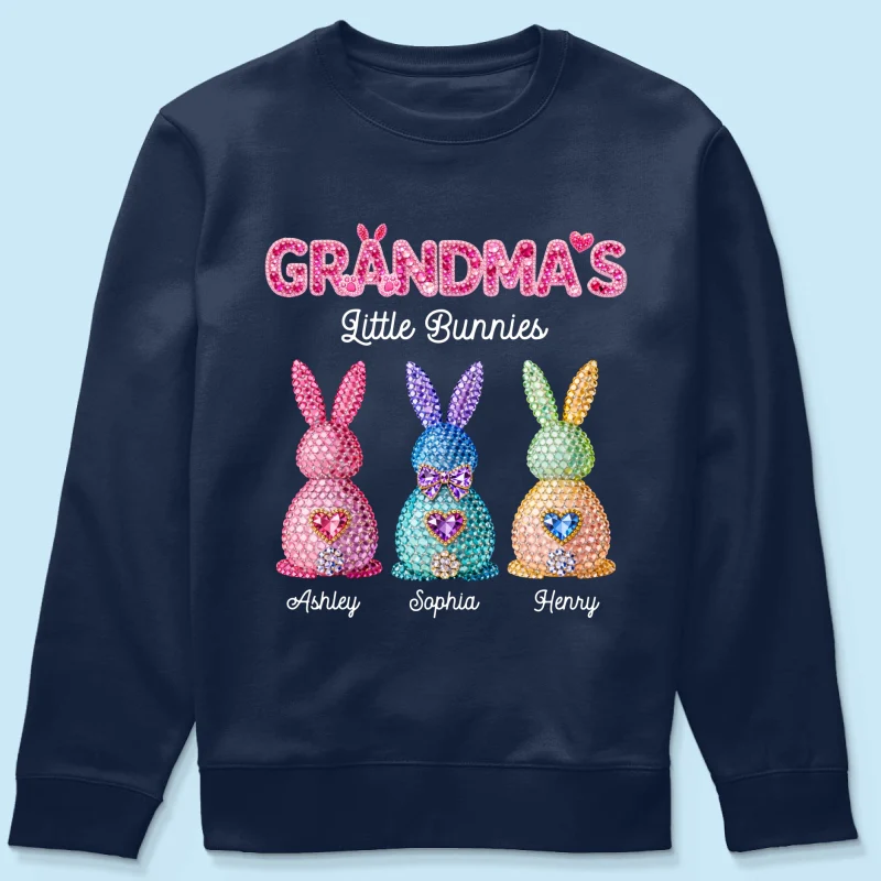 Grandma's Little Bunnies Easter - Personalized Shirt - Sentimental Gift for Grandma - Image 58