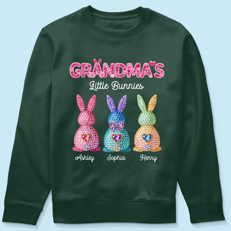 Grandma's Little Bunnies Easter - Personalized Shirt - Sentimental Gift for Grandma - Image 60