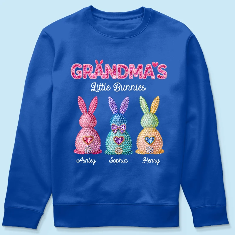Grandma's Little Bunnies Easter - Personalized Shirt - Sentimental Gift for Grandma - Image 61