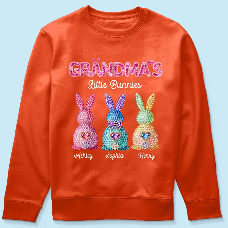 Grandma's Little Bunnies Easter - Personalized Shirt - Sentimental Gift for Grandma - Image 63