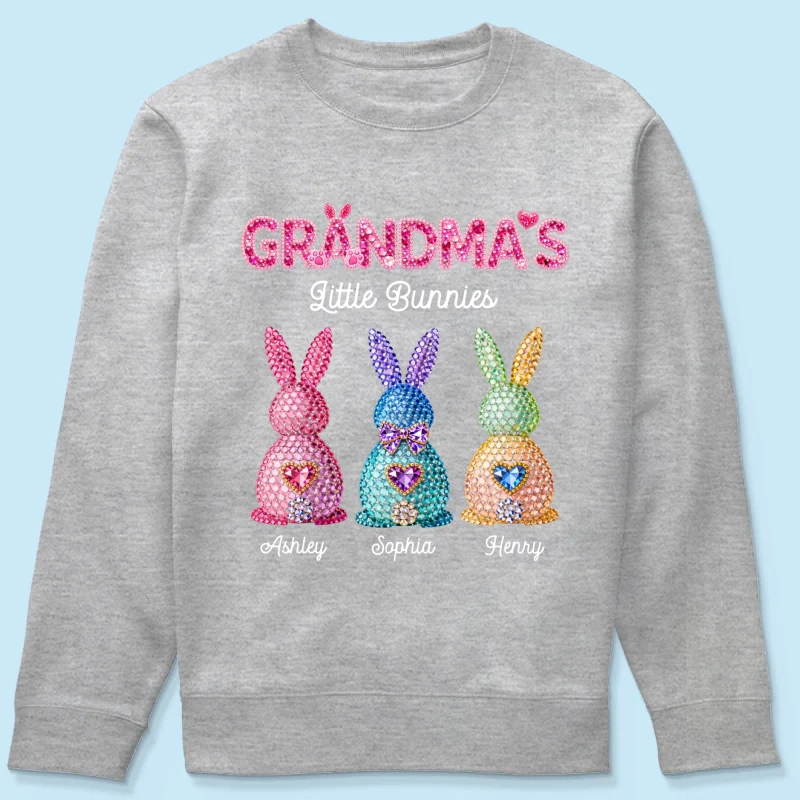 Grandma's Little Bunnies Easter - Personalized Shirt - Sentimental Gift for Grandma - Image 65