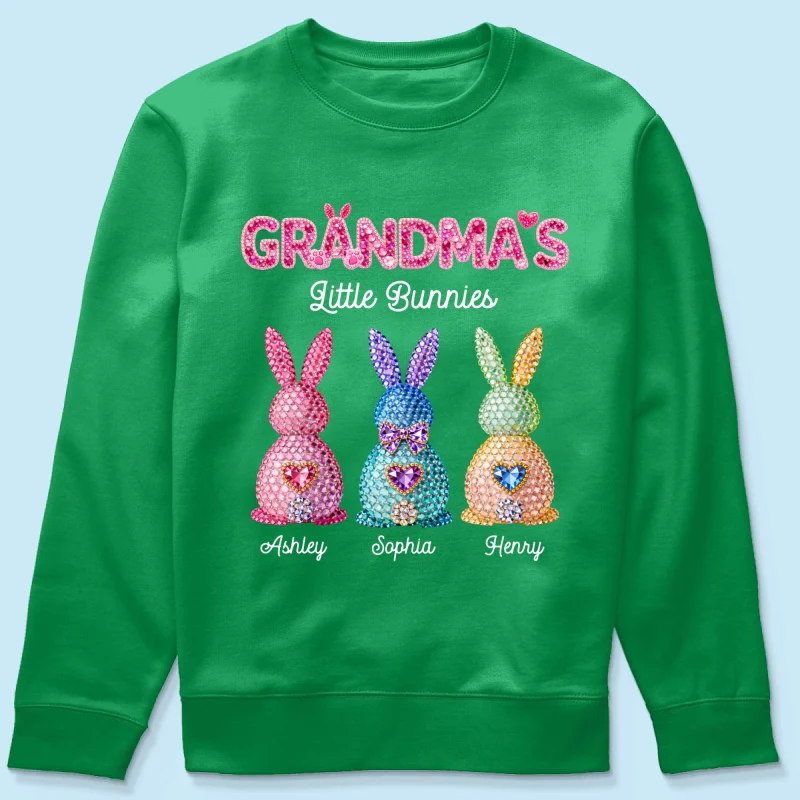 Grandma's Little Bunnies Easter - Personalized Shirt - Sentimental Gift for Grandma - Image 68