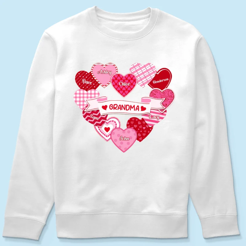 Grandma's Sweethearts Coquette Valentine's Day - Personalized Shirt - Image 19