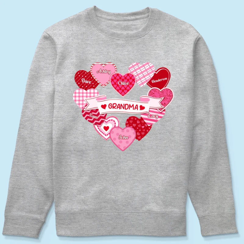 Grandma's Sweethearts Coquette Valentine's Day - Personalized Shirt - Image 20