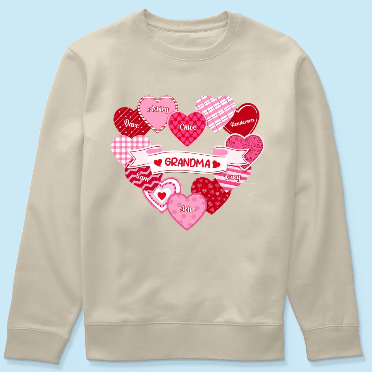 Grandma's Sweethearts Coquette Valentine's Day - Personalized Shirt - Image 22