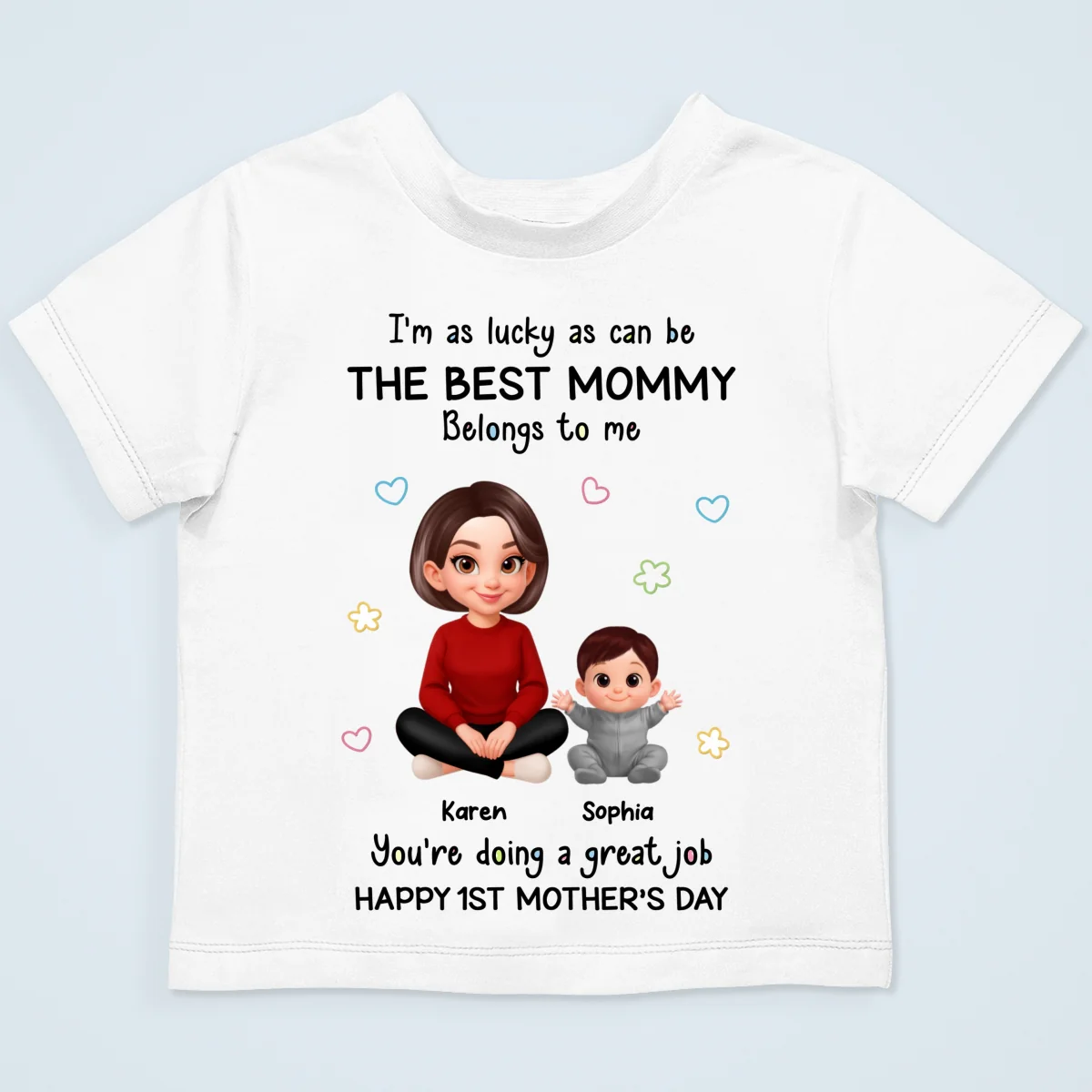I Am Lucky As Can Be The Best Mommy - Personalized Baby Onesie - First Mother's Day Baby Gift - Image 20