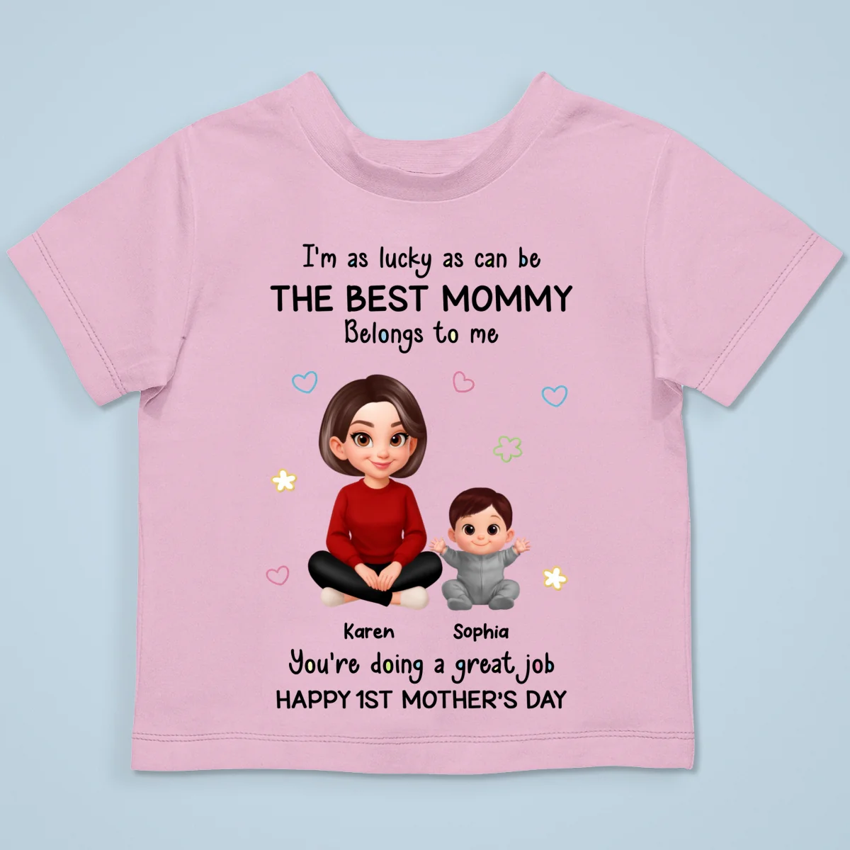 I Am Lucky As Can Be The Best Mommy - Personalized Baby Onesie - First Mother's Day Baby Gift - Image 21