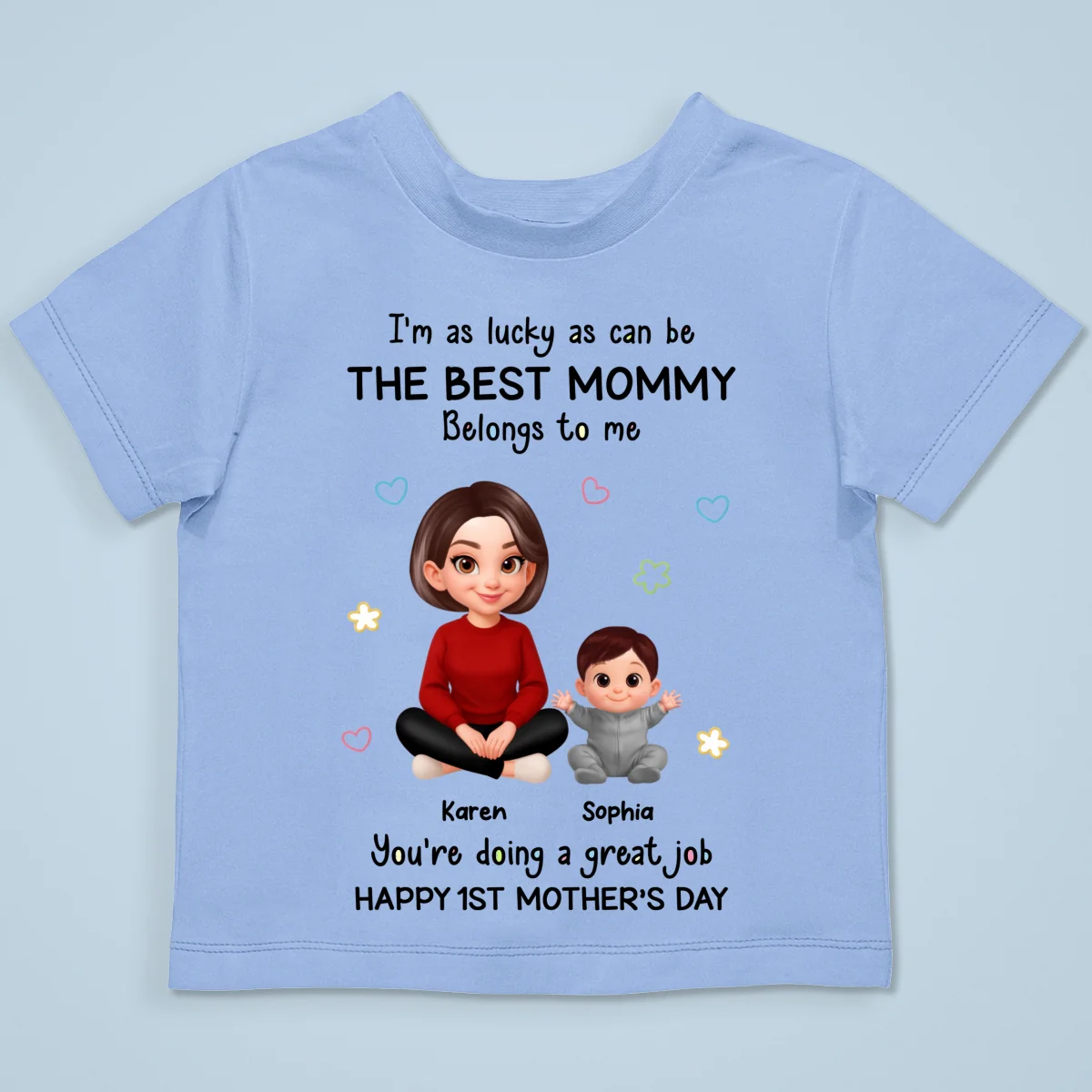 I Am Lucky As Can Be The Best Mommy - Personalized Baby Onesie - First Mother's Day Baby Gift - Image 22