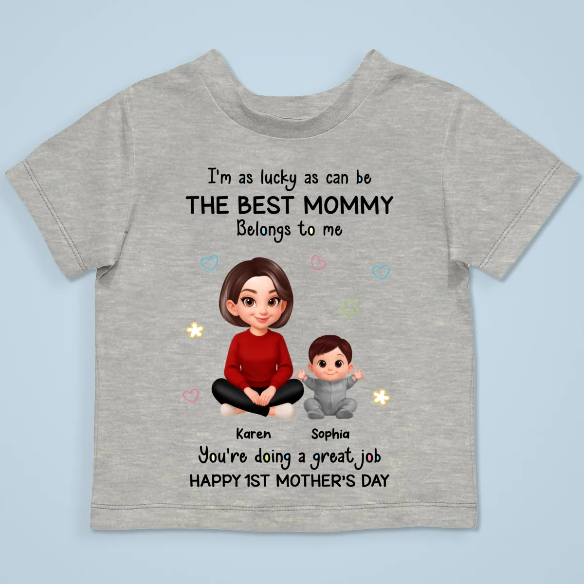 I Am Lucky As Can Be The Best Mommy - Personalized Baby Onesie - First Mother's Day Baby Gift - Image 23