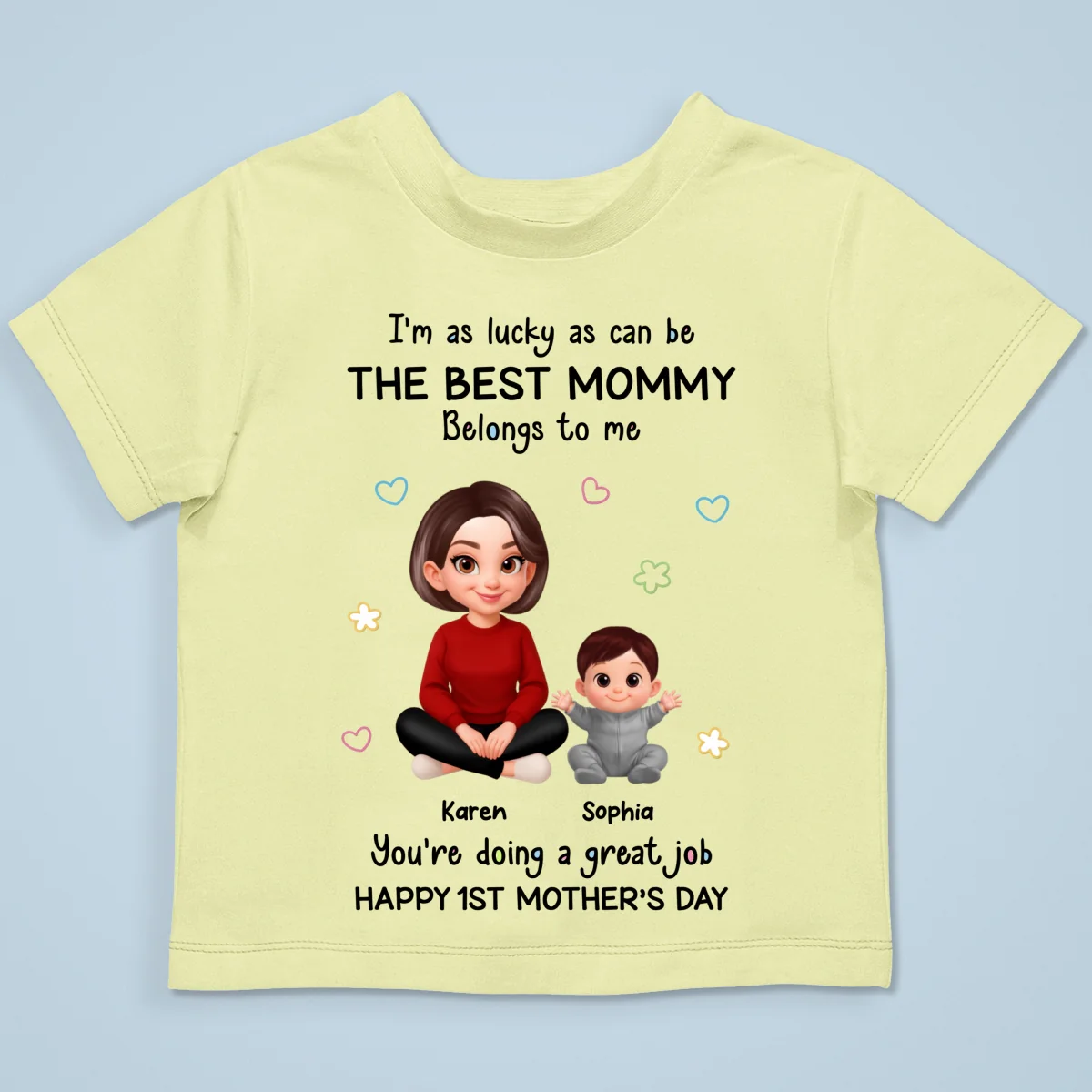 I Am Lucky As Can Be The Best Mommy - Personalized Baby Onesie - First Mother's Day Baby Gift - Image 24