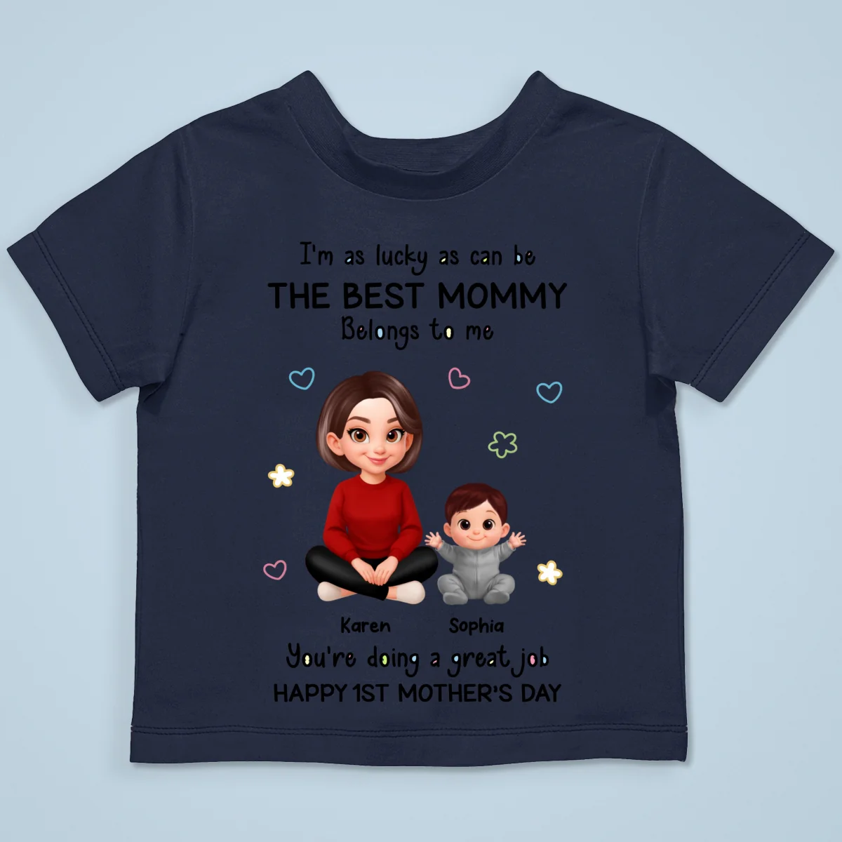 I Am Lucky As Can Be The Best Mommy - Personalized Baby Onesie - First Mother's Day Baby Gift - Image 25