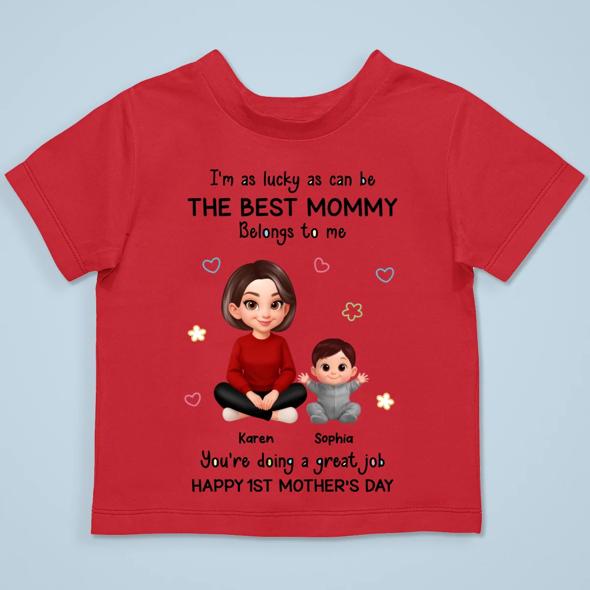 I Am Lucky As Can Be The Best Mommy - Personalized Baby Onesie - First Mother's Day Baby Gift - Image 28