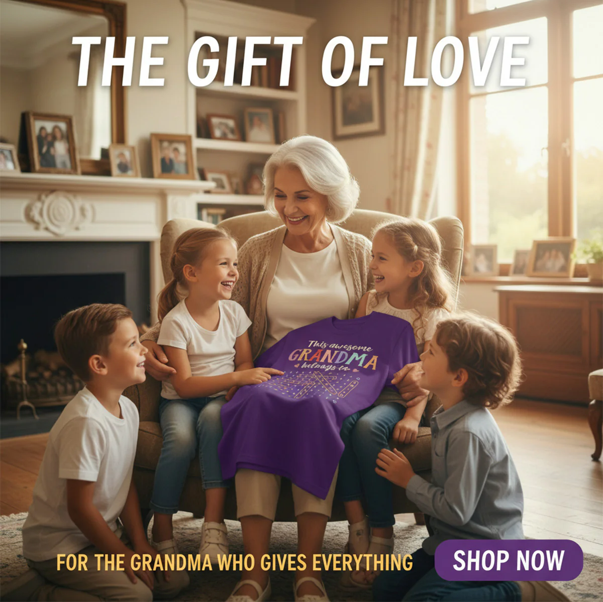 This Awesome Grandma Belongs To Grandkids Name Word Search Puzzle - Personalized Shirt - Mother's Day Gift For Grandma Mom - Image 7