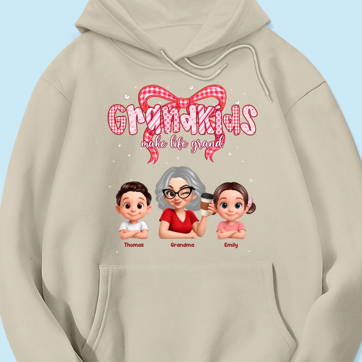 Valentine's Day Grandma Grandkids Make Life Grand - Personalized Shirt - Valentine's Day Gift For Grandma - Image 71